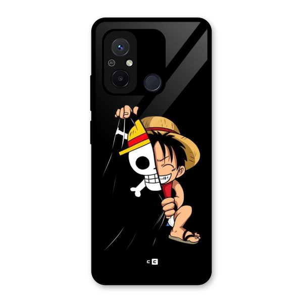 Pirate Luffy Glass Back Case for Redmi 12C