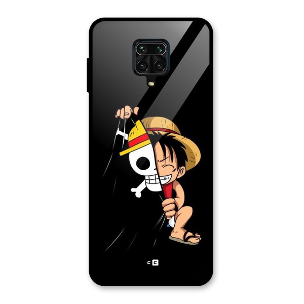 Pirate Luffy Glass Back Case for Redmi Note 10 Lite