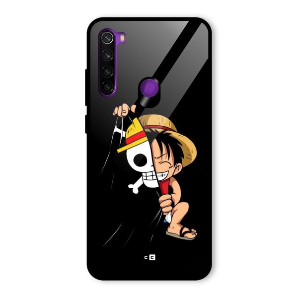 Pirate Luffy Glass Back Case for Redmi Note 8