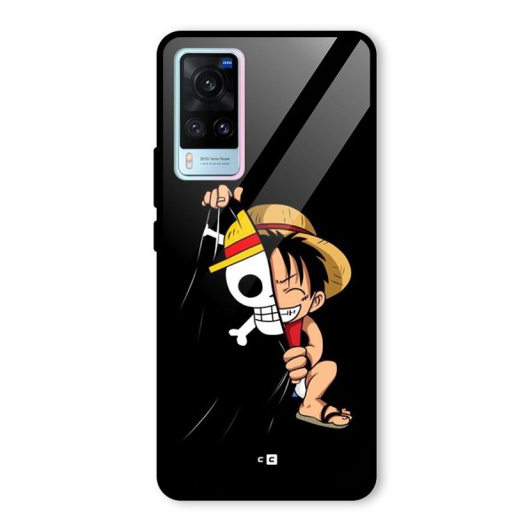 Pirate Luffy Glass Back Case for Vivo X60