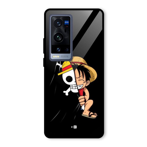 Pirate Luffy Glass Back Case for Vivo X60 Pro Plus