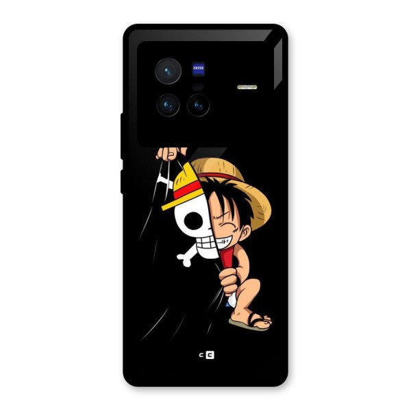 Pirate Luffy Glass Back Case for Vivo X80