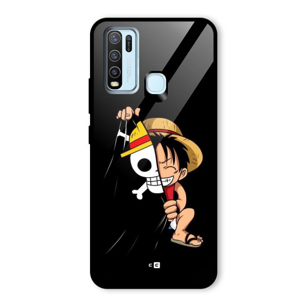 Pirate Luffy Glass Back Case for Vivo Y50