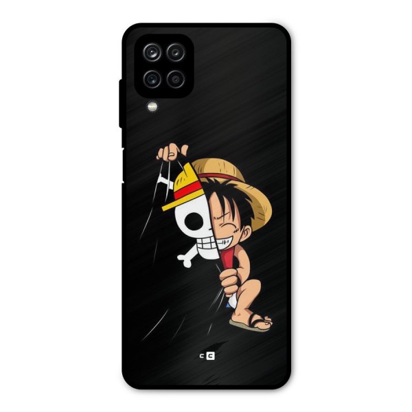 Pirate Luffy Metal Back Case for Galaxy A12