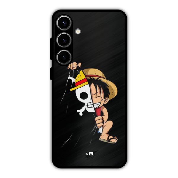 Pirate Luffy Metal Back Case for Galaxy S24 Plus
