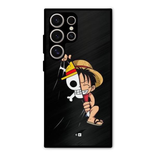 Pirate Luffy Metal Back Case for Galaxy S24 Ultra