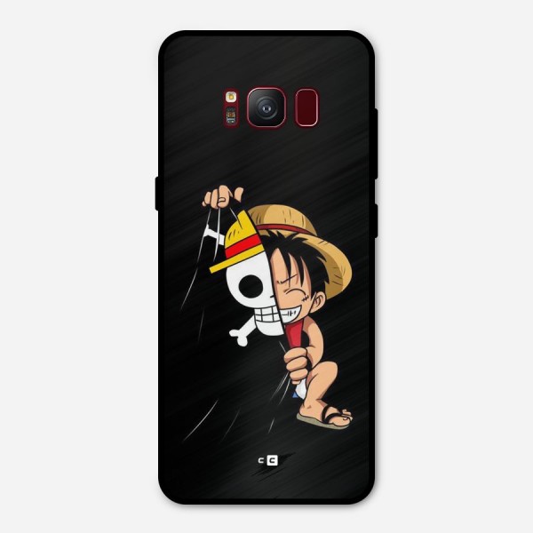 Pirate Luffy Metal Back Case for Galaxy S8