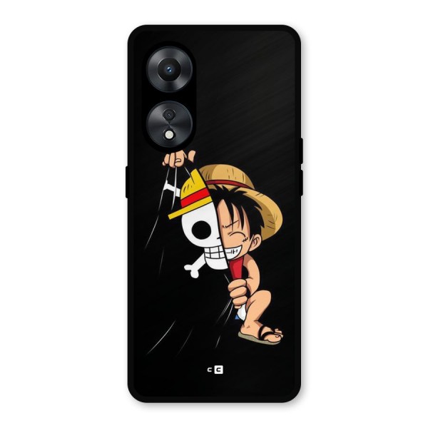 Pirate Luffy Metal Back Case for Oppo A78