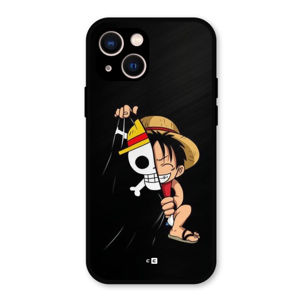 Pirate Luffy Metal Back Case for iPhone 13