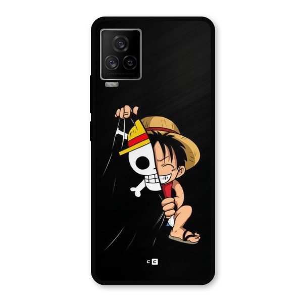 Pirate Luffy Metal Back Case for iQOO 7 Legend 5G