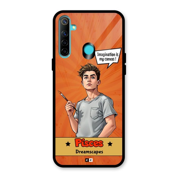 Pisces Dreamer Glass Back Case for Realme 5