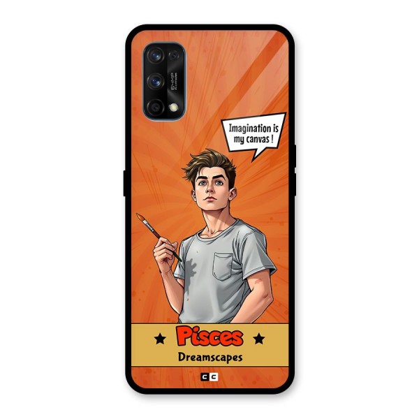 Pisces Dreamer Glass Back Case for Realme 7 Pro