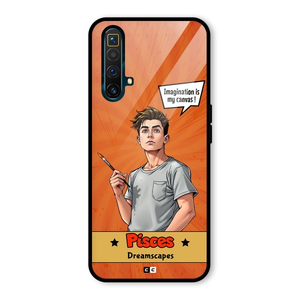 Pisces Dreamer Glass Back Case for Realme X3 SuperZoom