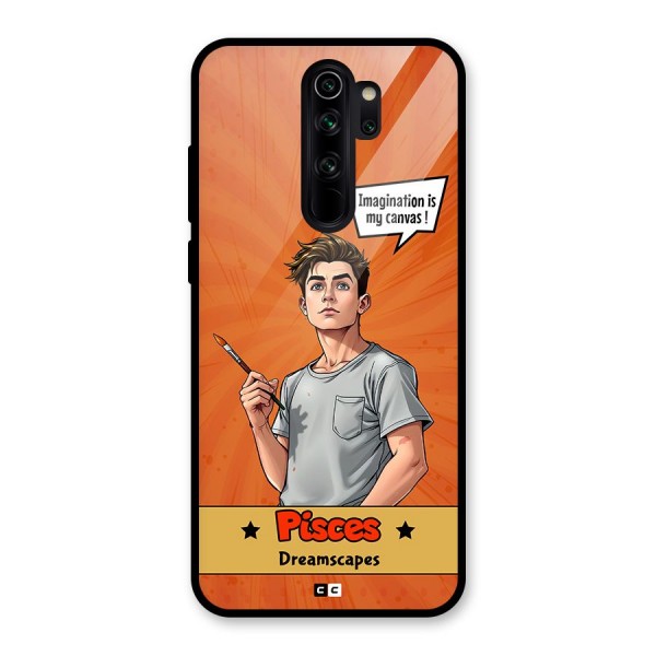 Pisces Dreamer Glass Back Case for Redmi Note 8 Pro