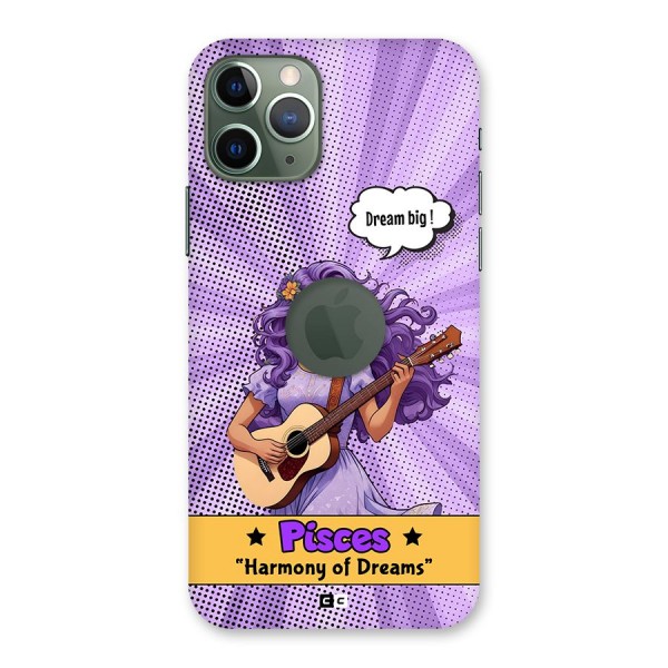 Pisces Dreams Back Case for iPhone 11 Pro Logo Cut