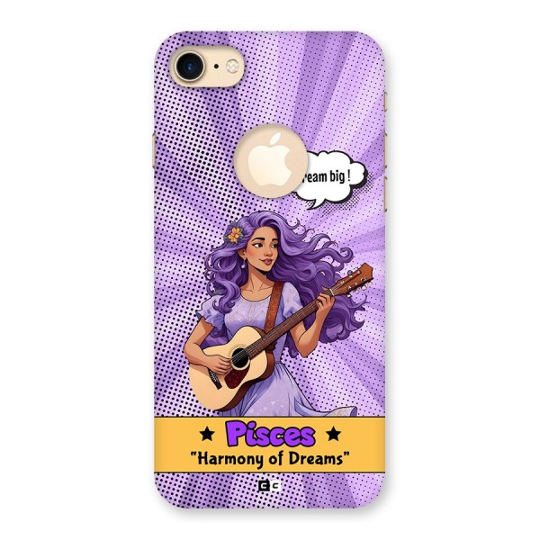 Pisces Dreams Back Case for iPhone 8 Logo Cut