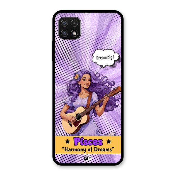 Pisces Dreams Glass Back Case for Galaxy A22 5G