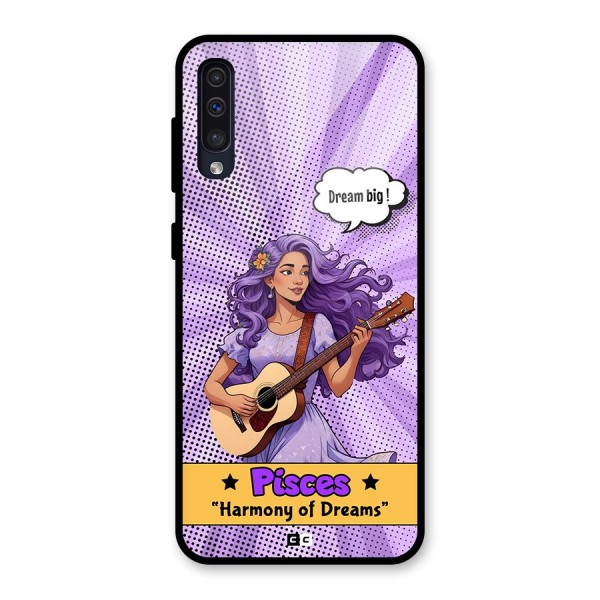 Pisces Dreams Glass Back Case for Galaxy A50