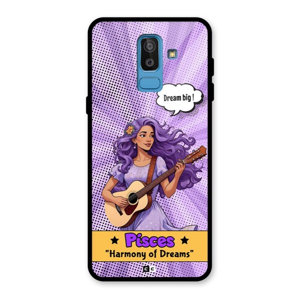 Pisces Dreams Glass Back Case for Galaxy J8