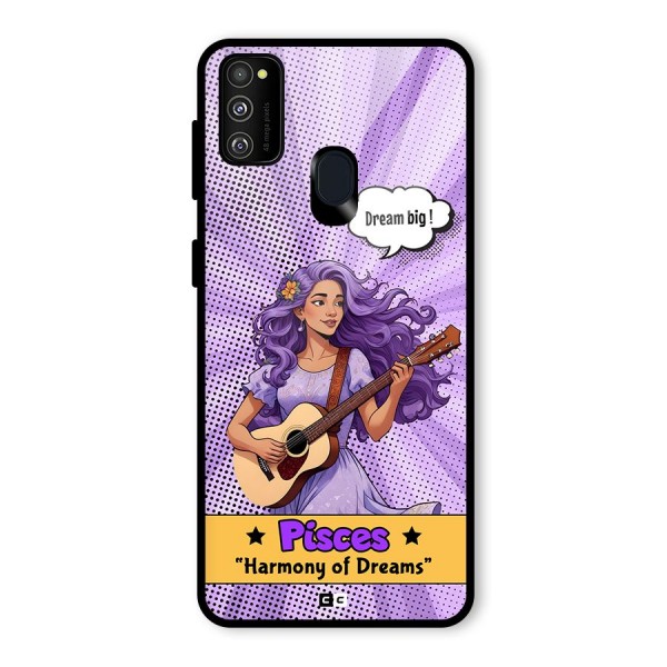 Pisces Dreams Glass Back Case for Galaxy M30s