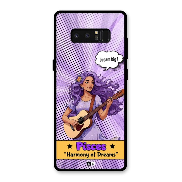 Pisces Dreams Glass Back Case for Galaxy Note 8