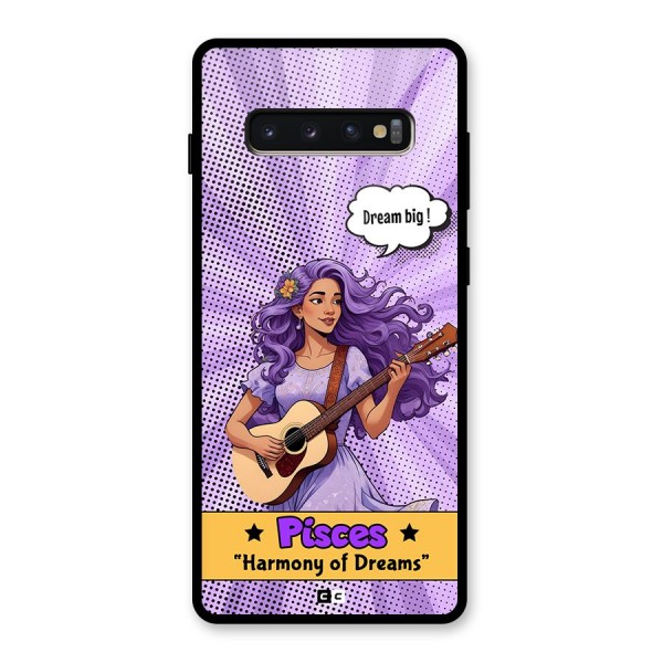 Pisces Dreams Glass Back Case for Galaxy S10 Plus