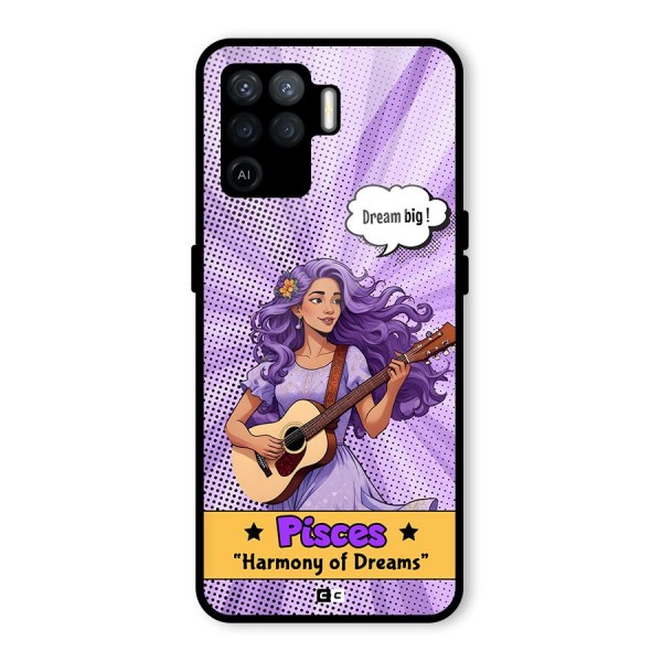 Pisces Dreams Glass Back Case for Oppo F19 Pro