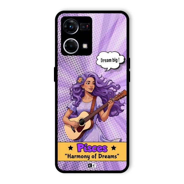 Pisces Dreams Glass Back Case for Oppo F21 Pro 4G