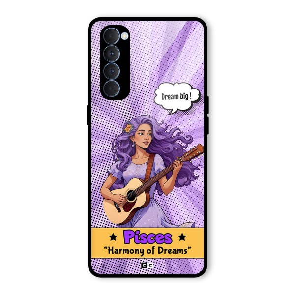 Pisces Dreams Glass Back Case for Oppo Reno4 Pro