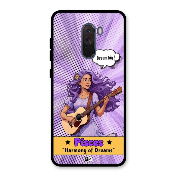 Pisces Dreams Glass Back Case for Poco F1