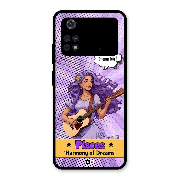 Pisces Dreams Glass Back Case for Poco M4 Pro 4G