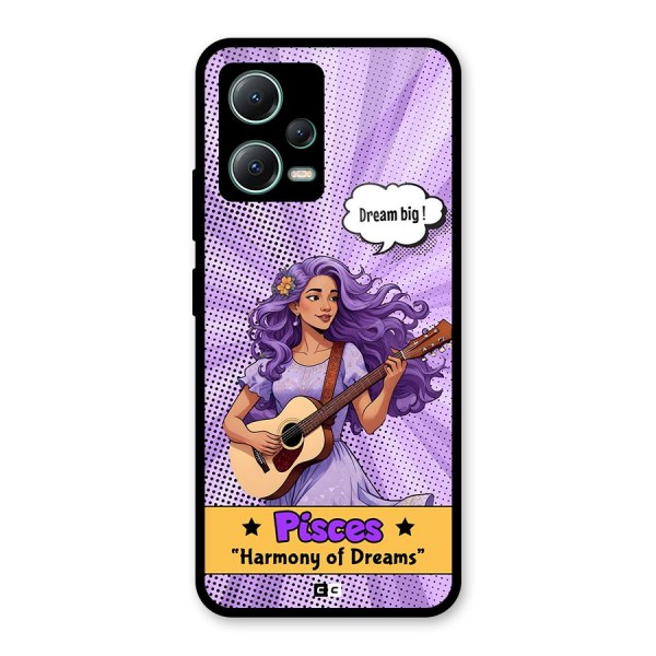 Pisces Dreams Glass Back Case for Poco X5