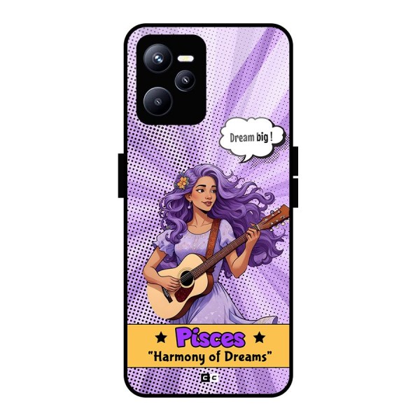 Pisces Dreams Glass Back Case for Realme C35