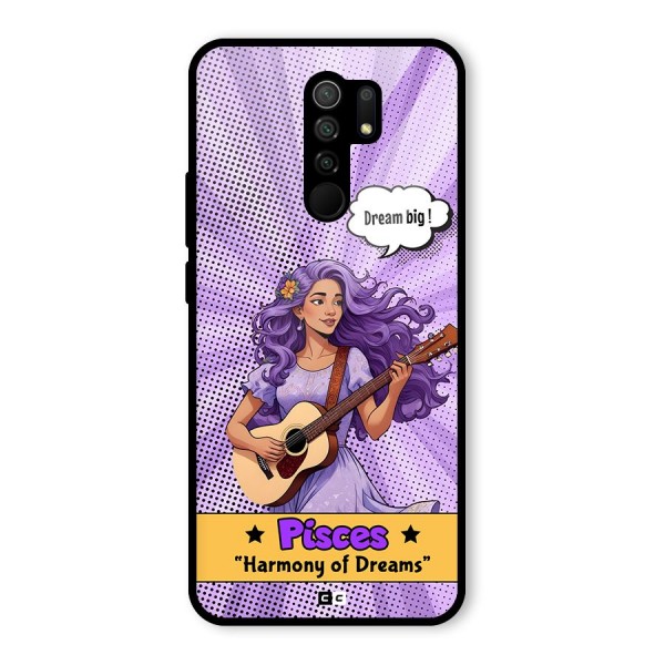 Pisces Dreams Glass Back Case for Redmi 9 Prime