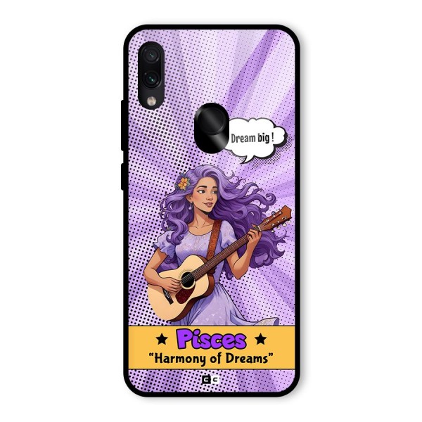 Pisces Dreams Glass Back Case for Redmi Note 7