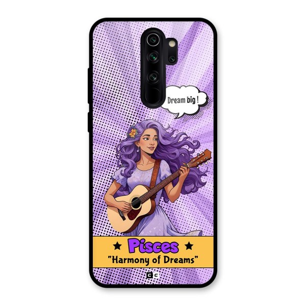 Pisces Dreams Glass Back Case for Redmi Note 8 Pro