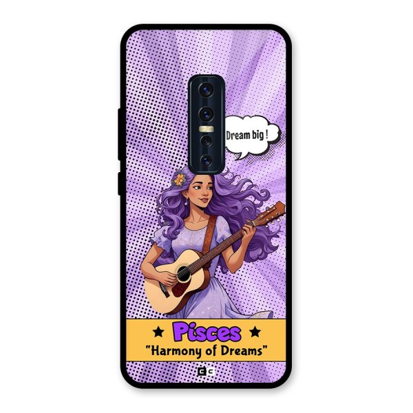 Pisces Dreams Glass Back Case for Vivo V17 Pro