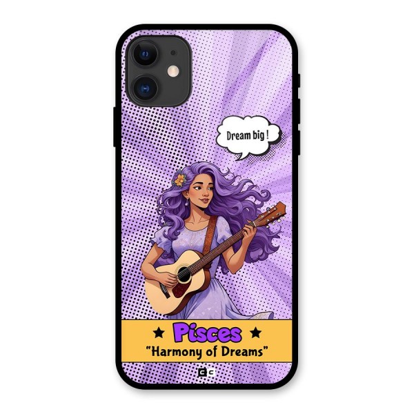 Pisces Dreams Glass Back Case for iPhone 11