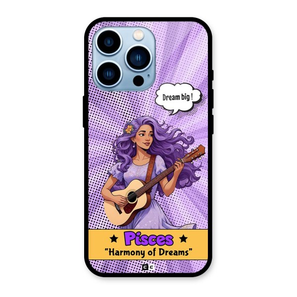 Pisces Dreams Glass Back Case for iPhone 13 Pro