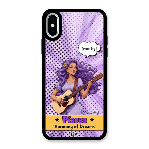 Pisces Dreams Glass Back Case for iPhone X