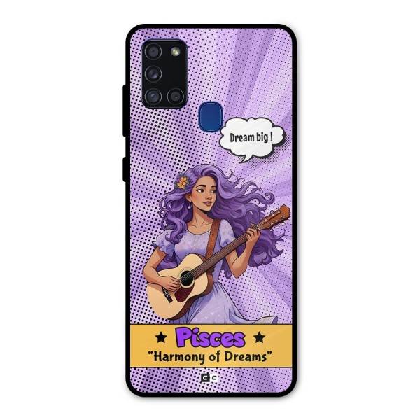 Pisces Dreams Metal Back Case for Galaxy A21s