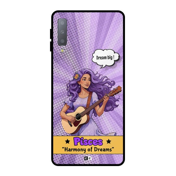 Pisces Dreams Metal Back Case for Galaxy A7 (2018)