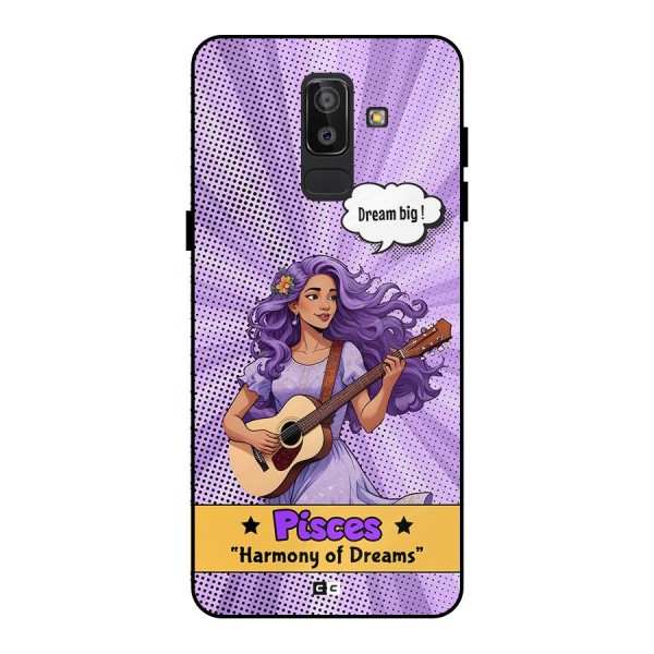 Pisces Dreams Metal Back Case for Galaxy J8