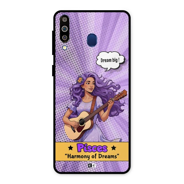 Pisces Dreams Metal Back Case for Galaxy M30