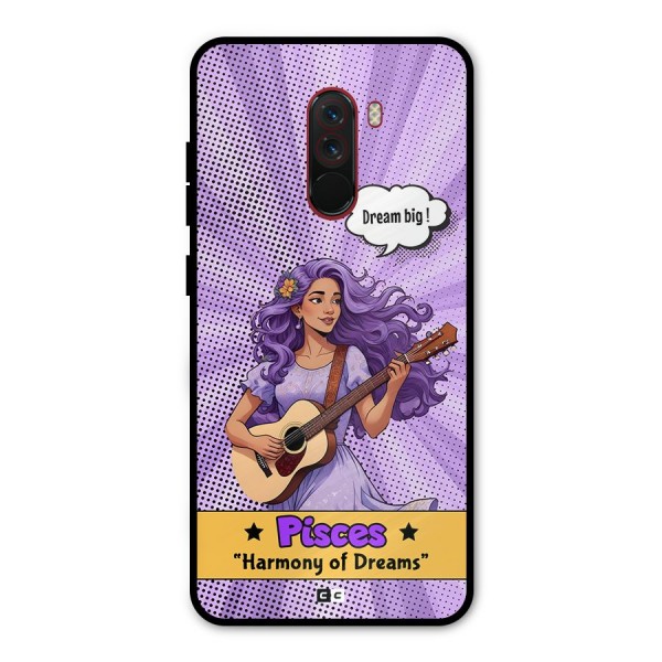 Pisces Dreams Metal Back Case for Poco F1