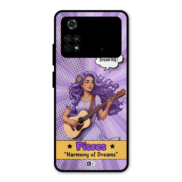 Pisces Dreams Metal Back Case for Poco M4 Pro 4G