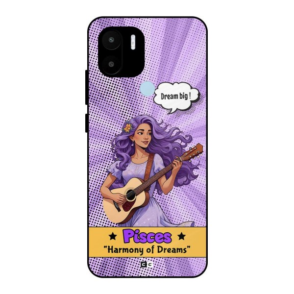 Pisces Dreams Metal Back Case for Redmi A1 Plus