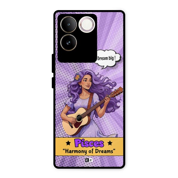 Pisces Dreams Metal Back Case for Vivo T2 Pro