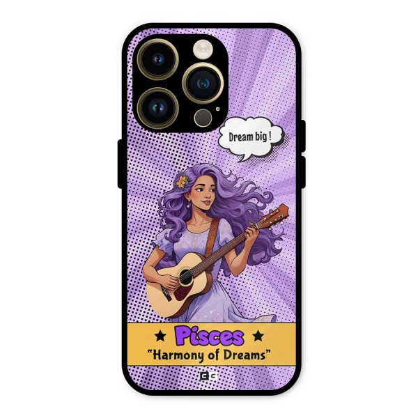 Pisces Dreams Metal Back Case for iPhone 14 Pro