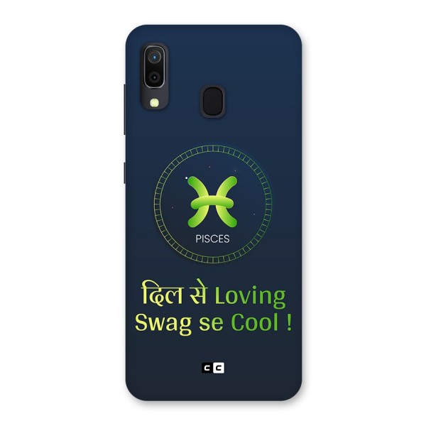 Pisces Swag Back Case for Galaxy A30